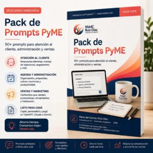 Pack de Prompts para PyMEs de María del Carmen Ruiz Díaz